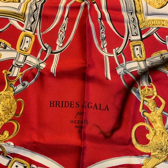 Authentic HERMÈS BRIDES de GALA Scarf - Picture 3 of 8